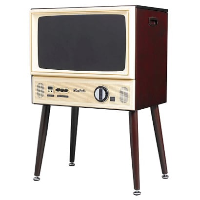 VT203-BR レトロ風の液晶テレビ - テレビ