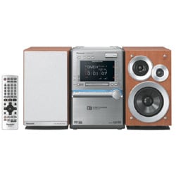Amazon.co.jp: Panasonic DVD内蔵カセット付MDミニコンポ SC