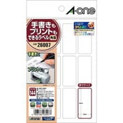 ヨドバシ.com - エーワン A-one 手書きもプリントもできるラベル はがきサイズ 角型6面 26mm×64mm 12枚 26013  通販【全品無料配達】