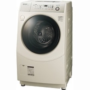 SHARP ドラム式洗濯機 ES-V540 9kg 低騒音▫寸法幅65奥59高106