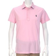 ラルフローレンポロシャツ ピンク カスタムフィット Mサイズ y□ラルフローレン/POLO Ralph Laurenカスタムフィット 半袖