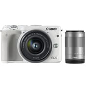 ヨドバシ.com - キヤノン Canon EOS M3 ダブルズームキット2 BK [ボディ ブラック＋交換レンズ「EF-M15-45mm  F3.5-6.3 IS STM（ブラック）」＋「EF-M55-200mm F4.5-6.3 IS STM（ブラック）」] 通販【全品無料配達】