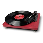 新品 保証1年付 ION compact LP クリーム レコードプレーヤー ターンテーブル 中古-非常に良い ION Audio Compact LP 革張りレコードプレーヤー