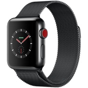 ヨドバシ.com - アップル Apple Apple Watch Series 3 （GPS + Cellularモデル） - 38mm  スペースブラックステンレススチールケース と ブラックスポーツバンド MQLW2J/A 通販【全品無料配達】