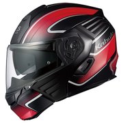 ヨドバシ.com - OGK KABUTO オージーケー カブト KAZAMI XCEVA M フラットブラックレッド [システムヘルメット]  通販【全品無料配達】