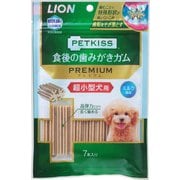 ヨドバシ Com ライオン商事 ペットキッス Petkiss 食後の歯みがきガム プレミアム 小型犬用 6本 犬用おやつ 通販 全品無料配達