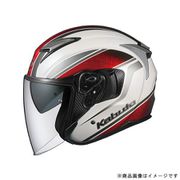 Kabuto EXCEEDホワイト インカム付き B+COM TALK バイク用インカム ジェットヘルメット取付方法 OGK