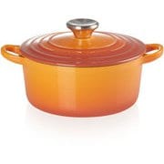 新品未使用　ルクルーゼ　ココットロンド　22cm マロニエ　両手鍋　鍋 ル・クルーゼ ルクルーゼ Le Creuset 両手鍋 シグニチャー 22cm