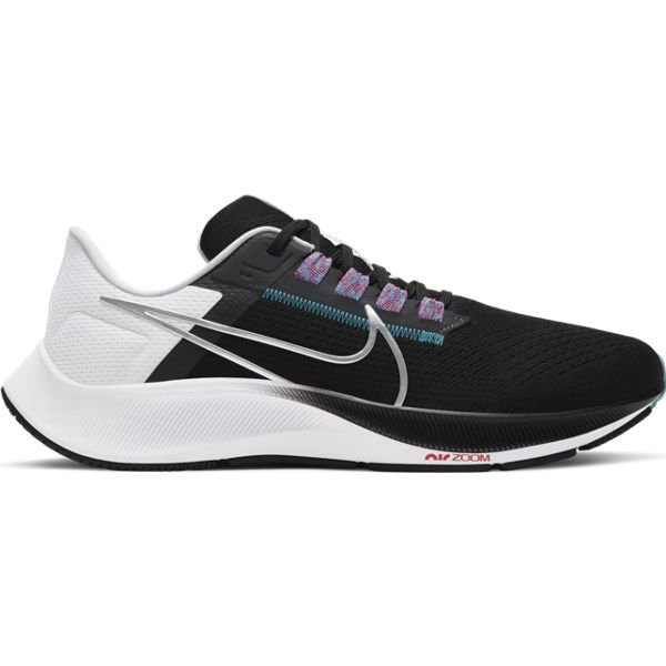 安い購入 ナイキ Nike エア ズーム ペガサス 38 Cw7356 003 ブラック ホワイト クロリンブルー メタリックシルバー 25cm ランニングシューズ メンズ 純正販売中 Www Gacfmi Org