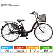 ヨドバシ.com - ブリヂストン BRIDGESTONE 26型 電動アシスト自転車 Assista U LT（アシスタ U ライト） 内装3段変速  M.XRシルバー A6LC31 3P11PA0 通販【全品無料配達】