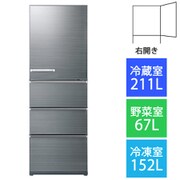 AQUA アクア AQR-V43ML（S） [冷蔵庫（430L・左開き） 4ドア 