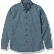 ヨドバシ.com - ザ・ノース・フェイス THE NORTH FACE ロングスリーブスウェルムシャツ L/S Swellme Shirt  NR12203 ブルー×グレー(BY) XLサイズ [アウトドア シャツ メンズ] 通販【全品無料配達】