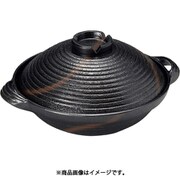 ヨドバシ.com - 砺波商店 35355 [電磁用楽鍋（黒柿釉）24cm] 通販