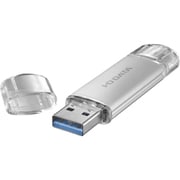 IODATA USBメモリー 16GB USB-Au0026USB-C搭載 USB 3.2 Gen 1対応 シルバー U3C-STD16G/S