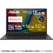 エイスース ASUS ノートパソコン/Vivobook 15X OLED/15.6型/Ryzen 5 7530U/メモリ 16GB/SSD  512GB/Windows 11 Home/WPS Office 2 Standard Edition （3製品共通ライセンス付）/インディーブラック  M3504YA-L1151W 通販【全品無料 ... - ヨドバシ.com