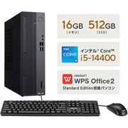 エイスース ASUS デスクトップパソコン/Core i7-14700/メモリ 32GB/SSD 512GB/Windows 11 Home/WPS  Office 2 Standard Edition/グレー S500SER-71440032512WPS 通販【全品無料配達】 - ヨドバシ.com