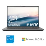 ヨドバシ.com - 富士通 FUJITSU ノートパソコン/FMV AHシリーズ/16.0型 WUXGA/Core i7-1360P/メモリ  32GB/SSD 512GB/BDドライブ/Windows11 Home/Office Home and Business 2024/ブライトブラック  FMVA77J3B 通販【全品無料配達】