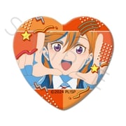 平安名すみれ 5 缶バッジ　ラブライブ ラブライブ！スーパースター!!』 第5弾 ハート型缶バッジ YD