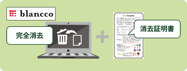 blancco 完全消去　消去証明書