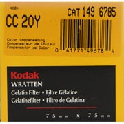 Kodak フィルター 3インチ角 [75mmラッテンCCフィルター 20Y]