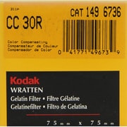 Kodak フィルター 3インチ角 [75mmラッテンCCフィルター 30R]