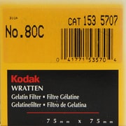 Kodak フィルター 3インチ角 [75mmラッテンフィルター No.80C]