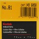 Kodak フィルター 3インチ角 [75mmラッテンLBフィルター No.81]