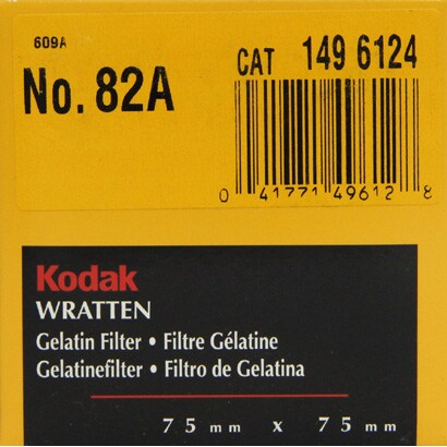 Kodak フィルター 3インチ角 82A