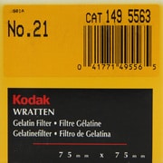 Kodak フィルター 3インチ角 [75mmラッテンフィルター No.21]