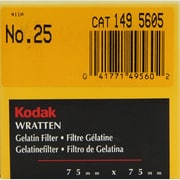 Kodak フィルター 3インチ角 [75mmラッテンフィルター No.25]