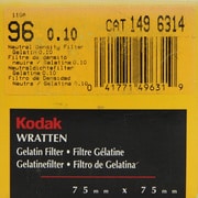 Kodak フィルター 3インチ角 [75mmラッテンNDフィルター No.96 0.10]