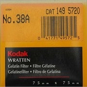 Kodak ラッテン ゼラチンフイルタ- 75MMカク(3) [75mmラッテンフィルター No.38A]