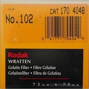 Kodak ラッテン ゼラチンフイルタ- 75MMカク(3) [75mmラッテンフィルター No.102]