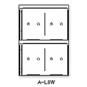 工事写真帳 スペア台紙 50枚入 A-L8W