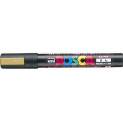 ポスカ 中字丸芯 金 PC-5M 25