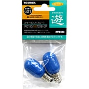 白熱電球 色電球 E12口金 5W Tタイプ ブルー IRO 100V5W T20BA 2P