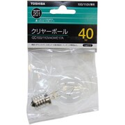 白熱電球 ミニボール球 E17口金 100/110V 40W形 クリヤー GC100/110V40WE17A