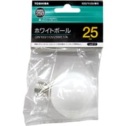 白熱電球 ミニボール球 E17口金 25W形 ホワイト GW100/110V25WE17A