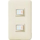 埋込ほたるダブルスイッチB 　 WNP5251MWP