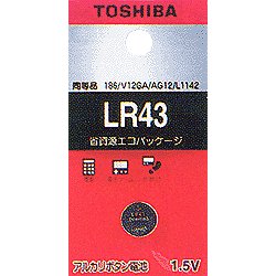 アルカリボタン電池 LR-43ECY