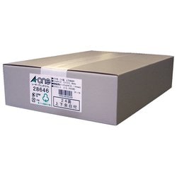 ラベルシール［レーザープリンタ］ マット紙・ホワイト A4 24面 上下余白付 500シート 28646