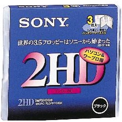 3MF2HDQB [FD パソコン＆ワープロ用 3枚 ブラック]