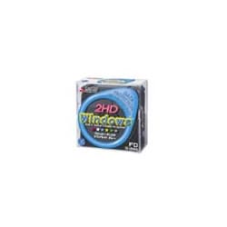 2HDV10SH [フロッピーディスク 1.44MB Windowsフォーマット 10枚 シースルートワイライトグレー]