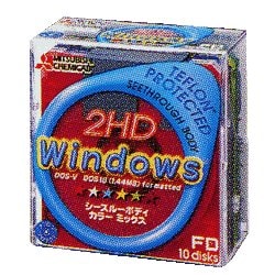 2HDV10SM [Winフォーマット済み フロッピー カラーミックス]