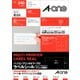 宛名・表示用ラベル A4判 12面 ホワイト 20シート 28179