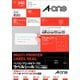 宛名・表示用ラベル 汎用タイプ・インチ改行 A4判 12面 ホワイト 20シート 28183