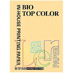 バイオトップカラー 両面 プリンター用紙 サーモン 80g/m2 A4 100枚 BT115