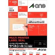 宛名・表示用ラベル 東芝Rupo&TOSWORDシリーズタイプ A4判 21面 ホワイト 20シート 28315