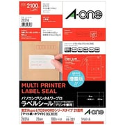 宛名・表示用ラベル 東芝Rupo&TOSWORDシリーズタイプ A4判 21面 ホワイト 100シート 28316