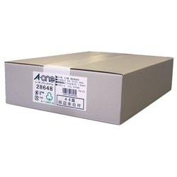 ラベルシール［レーザープリンタ］ マット紙・ホワイト A4 44面 四辺余白付 500シート 28648